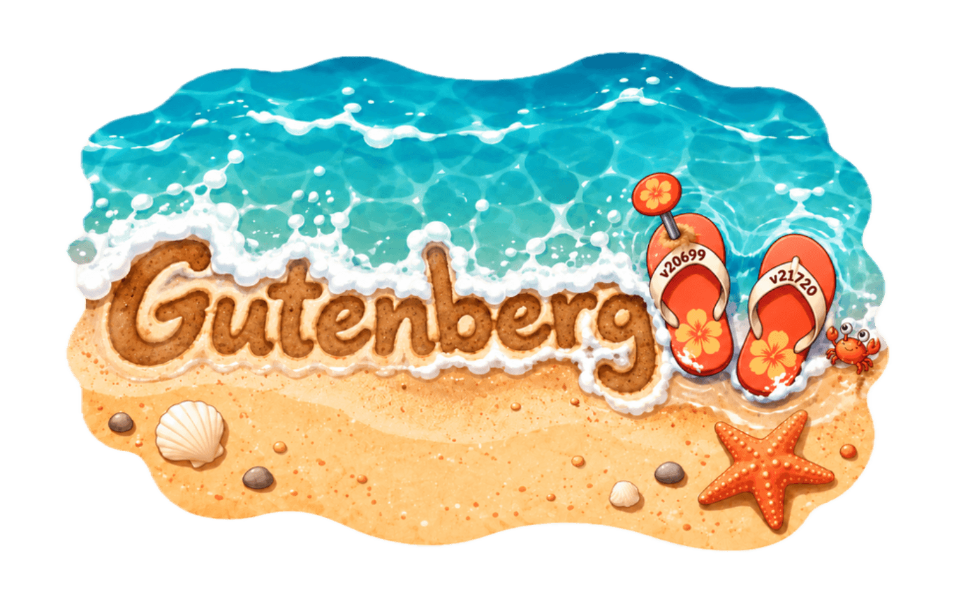 Gutenberg sticker designed by Austin